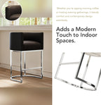XLSLHOME 35.6" H Faux Leather Bar Stools