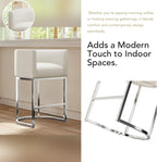 XLSLHOME 35.6" H Faux Leather Bar Stools