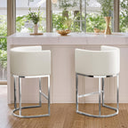 XLSLHOME 35.6" H Faux Leather Bar Stools