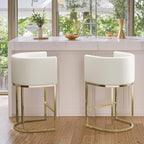 XLSLHOME 35.6" H Faux Leather Bar Stools