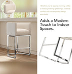 XLSLHOME 35.6" H Faux Leather Bar Stools
