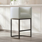 XLSLHOME 33.6" H Faux Leather Bar Stools