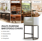 XLSLHOME 33.6" H Faux Leather Bar Stools