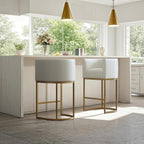 XLSLHOME 33.6" H Faux Leather Bar Stools