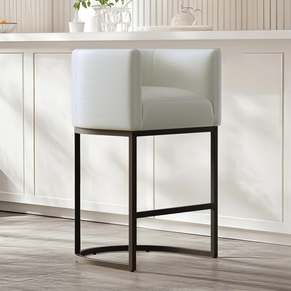 Stoolspace 24" H Faux Leather Bar Stools