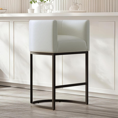 Stoolspace 24" H Faux Leather Bar Stools