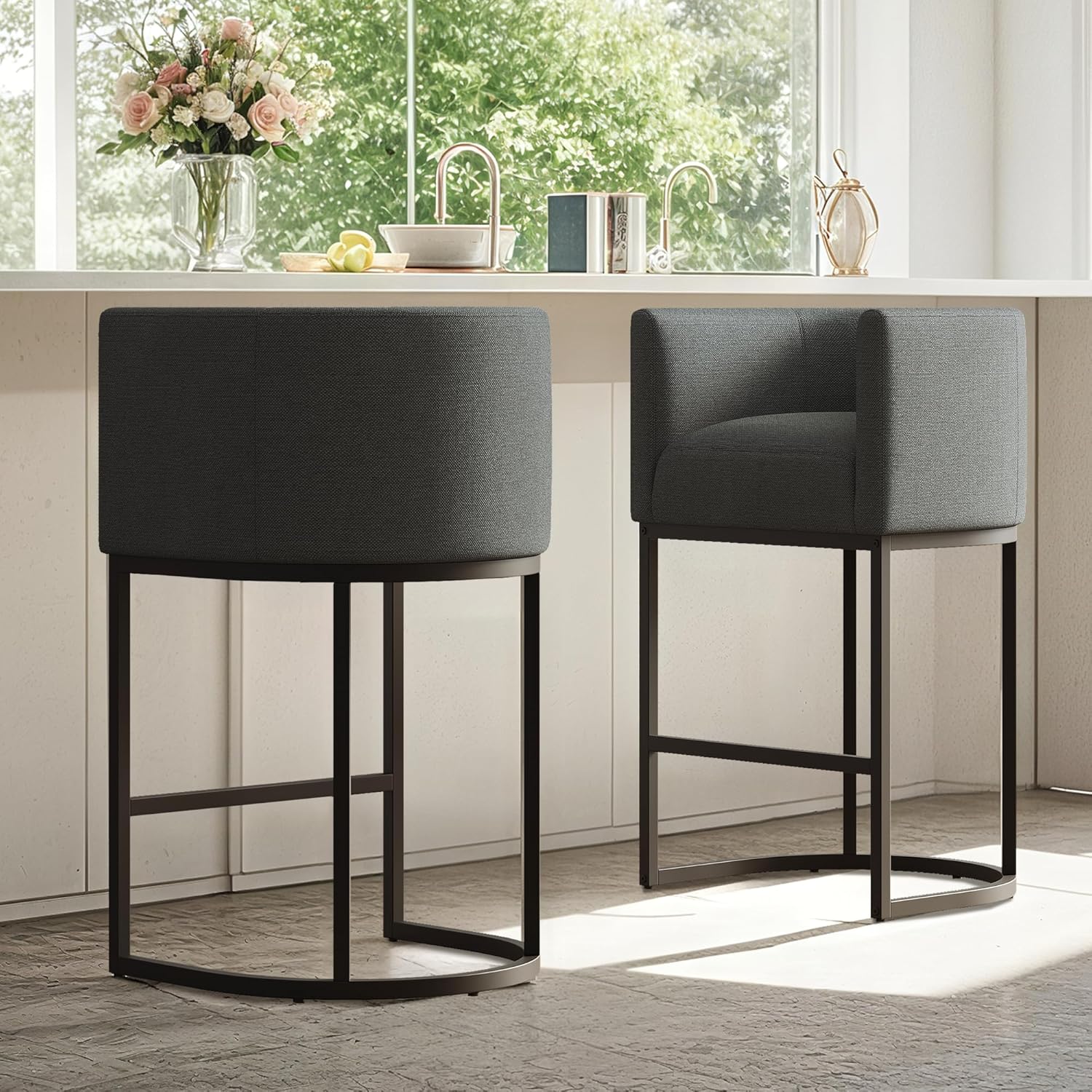 XLSLHOME 33.6"H Line Bar Stools