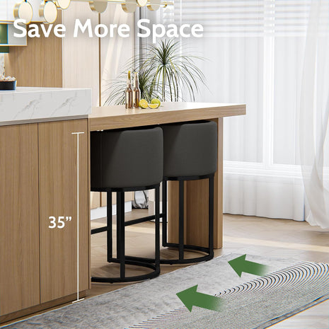 Stoolspace 26"H Line Bar Stools