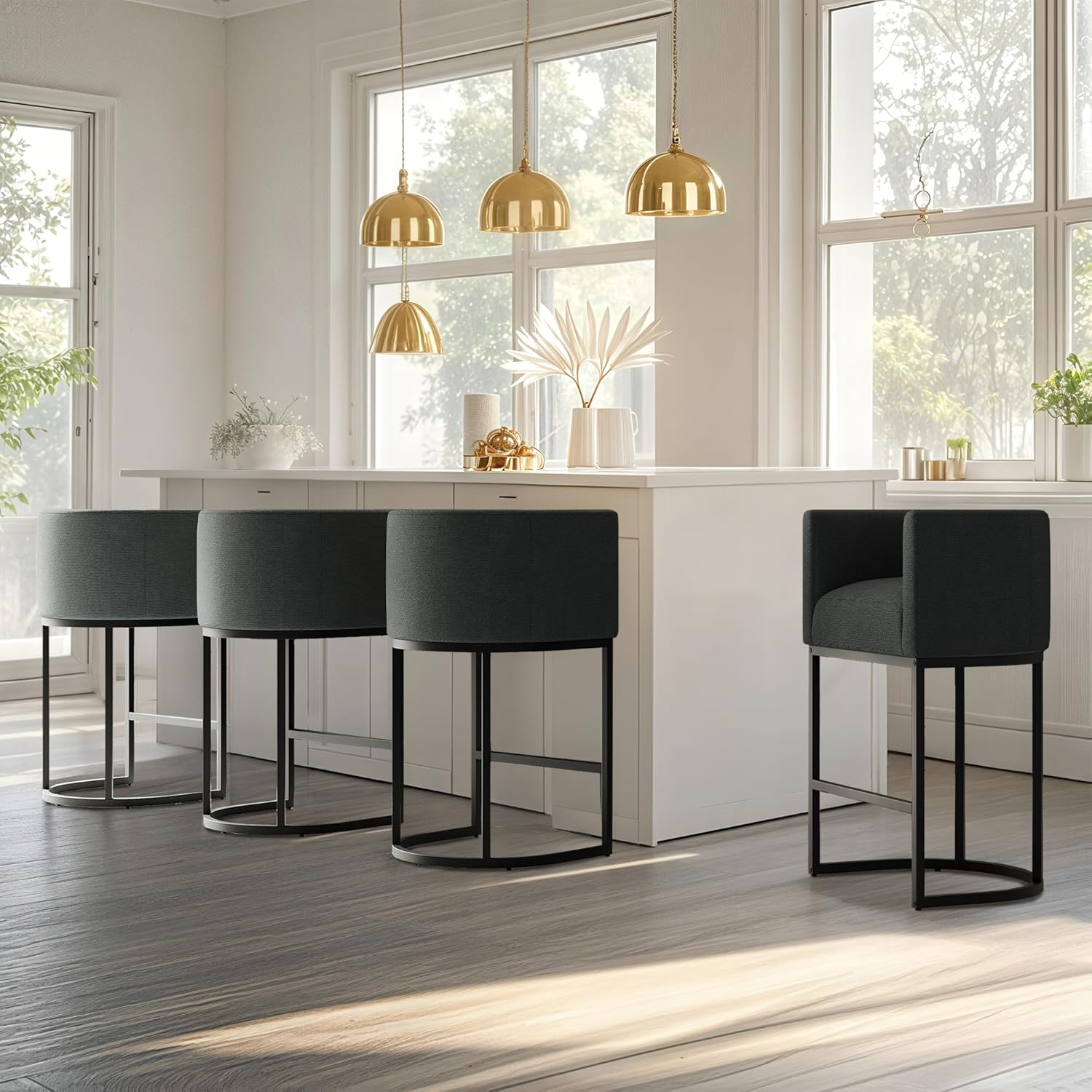 XLSLHOME 33.6"H Line Bar Stools