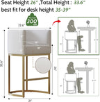 XLSLHOME 33.6"H Line Bar Stools