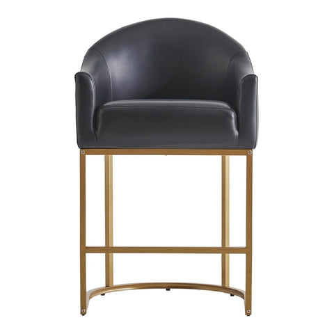 Stoolspace  26" H Modern Counter Faux Leather Bar Stools